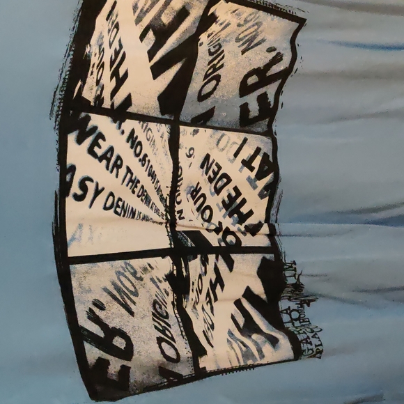 Garcia Baby Blue Short Sleeved T-shirt  L - Picture 3 of 4